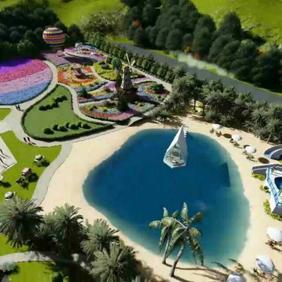 新昌小镇花海效果图